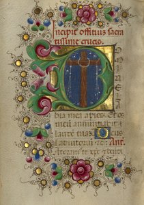 Initiale D La Croix - Taddeo Crivelli